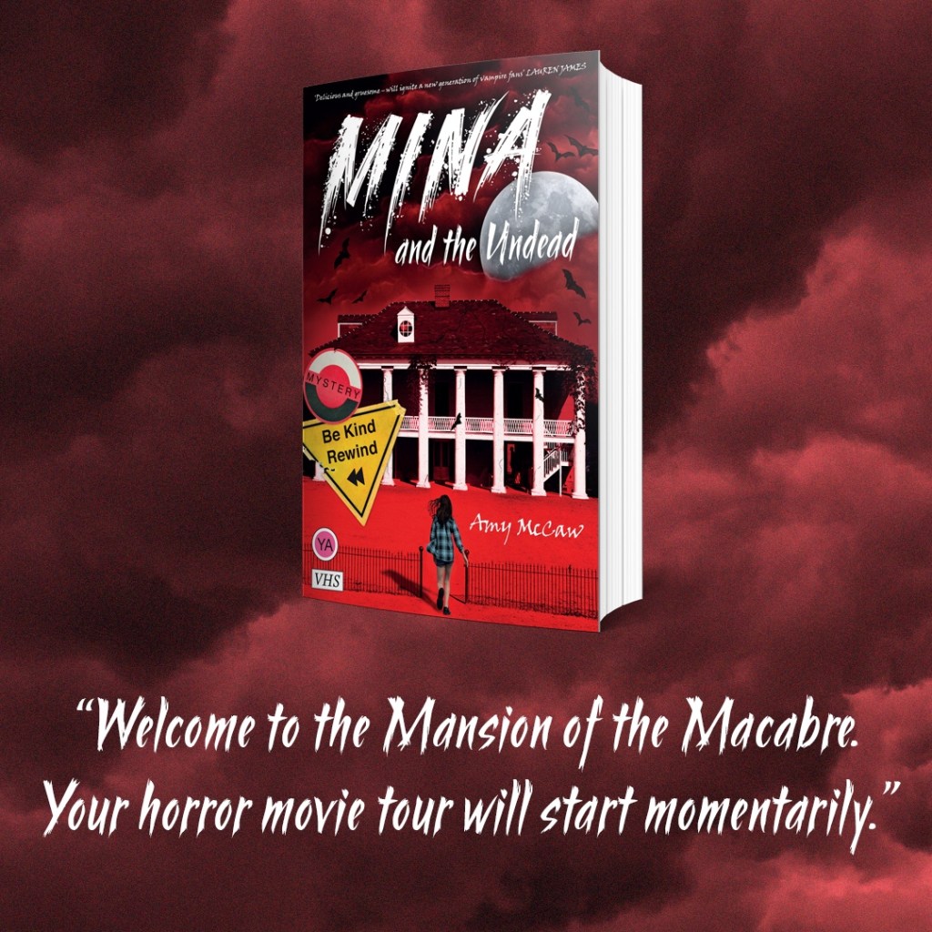Book  Quote “Welcome to the Mansion of the Macabre, your horror movie tour will start  momentarily “